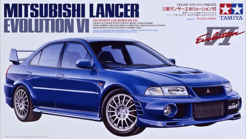 Mitsubishi Lancer Evolution VI, plastic modelkit