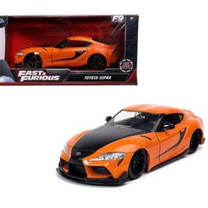 32097__42729.1613079323.1280.1280.jpg 2020 Toyota Supra F&F F9, Orange/Black 1/24