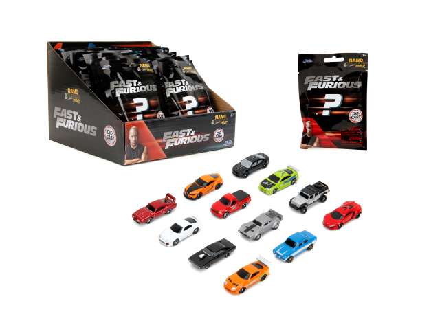 Fast & Furious Nano Hollywood Cars Diecast Mini Cars Blind pack