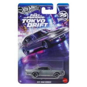 Hotwheels Fast & the Furious Tokyo Drift 1970 Road Runner, silver