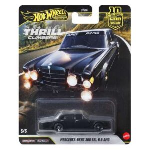 Hot Wheels Premium Car Culture Thrill Climbers Mercedes-Benz 300 SEL 6.8 AMG, black