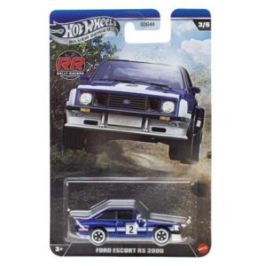 Hotwheels Rally Racers Ford Escort RS2000, blue/white
