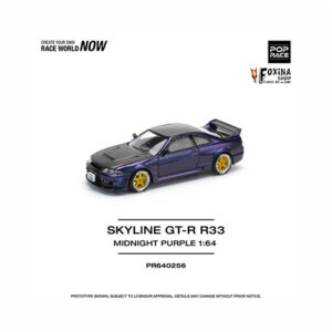 Pop Race Skyline GT-R R33 Nismo, midnight purple