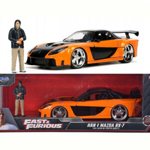 1995 Mazda RX7 *Fast and Furious* Tokio Drift 1/24 s figurkou