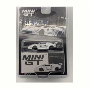 MINI GT LAMBORGHINI COUNTACH LBWK MINI GT 2024 Lamborghini Countach LB-Works white Tokyo auto salon, white