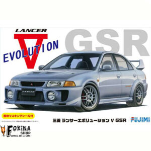 1998 Mitsubishi Lancer Evolution V GSR w/ Window Frame Masking , plastic modelkit.