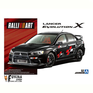 Aoshima 2007 Mitsubishi Lancer Evolution X Ralliart, plastic modelkit