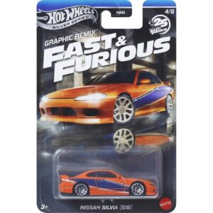 Hotwheels Fast & the Furious Nissan Silvia S15, orange