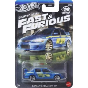 Hotwheels Fast & the Furious  Lancer Evolution VII, blue
