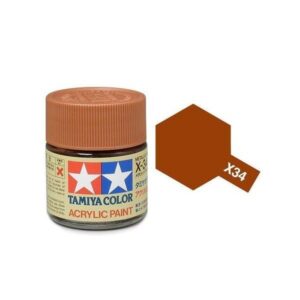 Tamiya X-34 Metalic Brown/Hnědá Met.