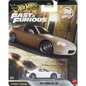 Hot Wheels Premium Fast & the Furious Honda del Sol (F1), white