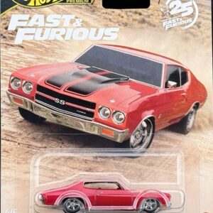 Hot Wheels Premium Fast & the Furious 1970 Chevrolet Chevelle SS, red