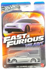 Hot Wheels 2022 DeLorean Alpha5 - Fast & Furious Villains
