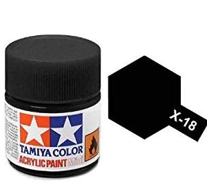 Tamiya X-18 Semi Gloss Black