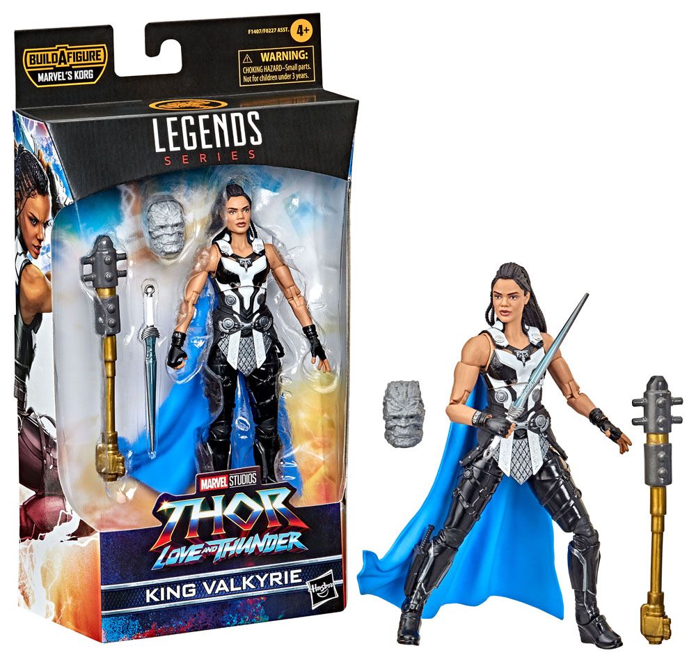 Thor: Love and Thunder Marvel Legends Series Action Figure 2022 Marvel's Korg BAF #3: King Valkyrie - Obrázek 2