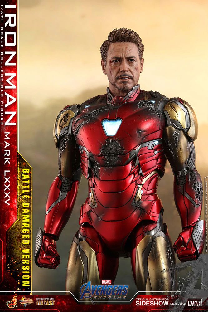 Avengers: Endgame MMS Diecast Action Figure 1/6 Iron Man Mark LXXXV Battle Damaged Ver. - Obrázek 2