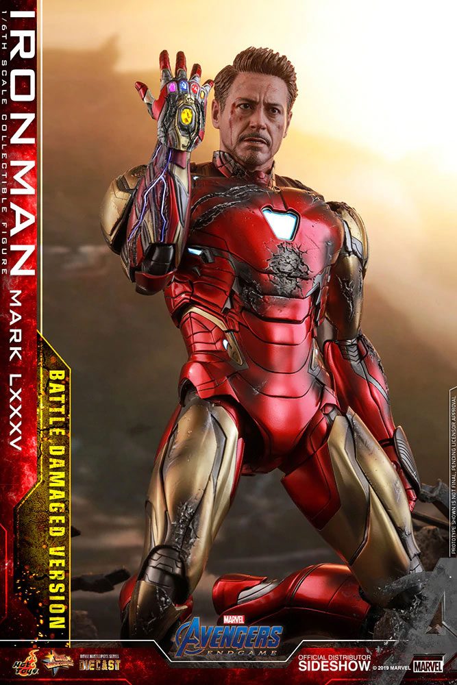 Avengers: Endgame MMS Diecast Action Figure 1/6 Iron Man Mark LXXXV Battle Damaged Ver. - Obrázek 3