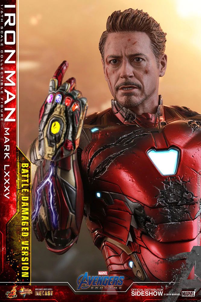 Avengers: Endgame MMS Diecast Action Figure 1/6 Iron Man Mark LXXXV Battle Damaged Ver. - Obrázek 4