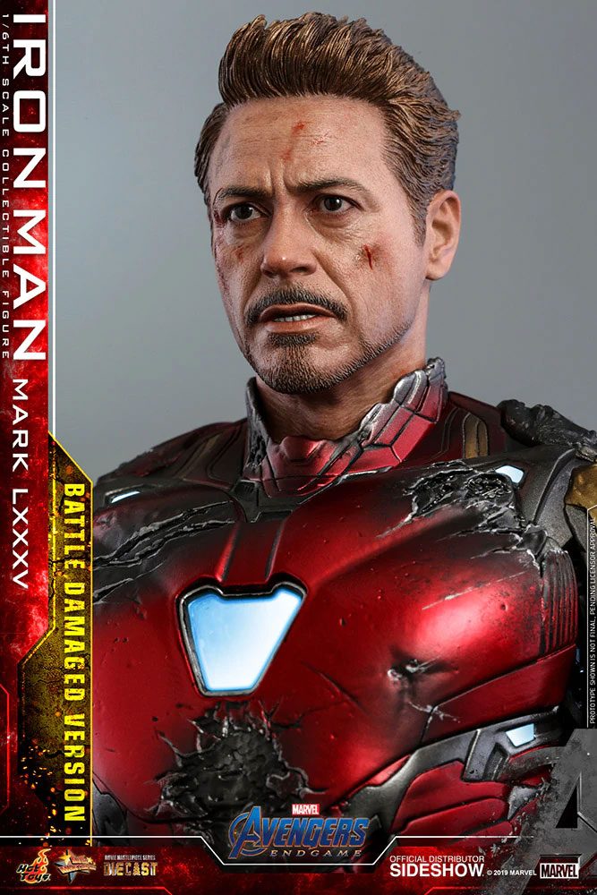Avengers: Endgame MMS Diecast Action Figure 1/6 Iron Man Mark LXXXV Battle Damaged Ver. - Obrázek 11