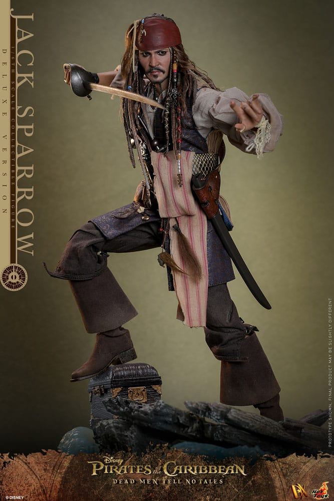Pirates of the Caribbean: Dead Men Tell No Tales DX Action Figure 1/6 Jack Sparrow (Deluxe Version) - Obrázek 3