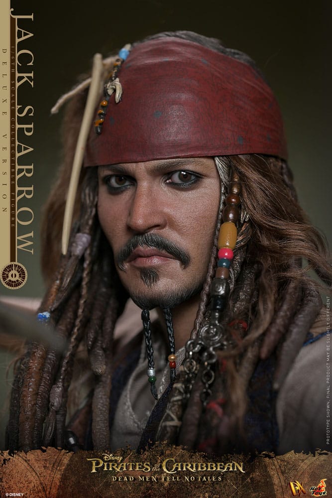 Pirates of the Caribbean: Dead Men Tell No Tales DX Action Figure 1/6 Jack Sparrow (Deluxe Version) - Obrázek 5