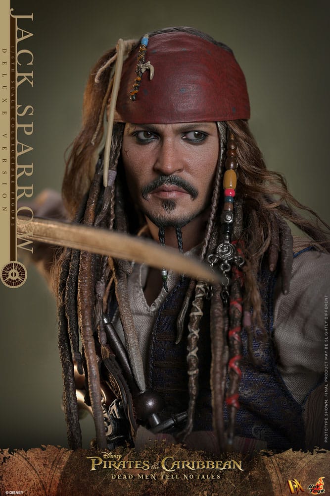 Pirates of the Caribbean: Dead Men Tell No Tales DX Action Figure 1/6 Jack Sparrow (Deluxe Version) - Obrázek 6