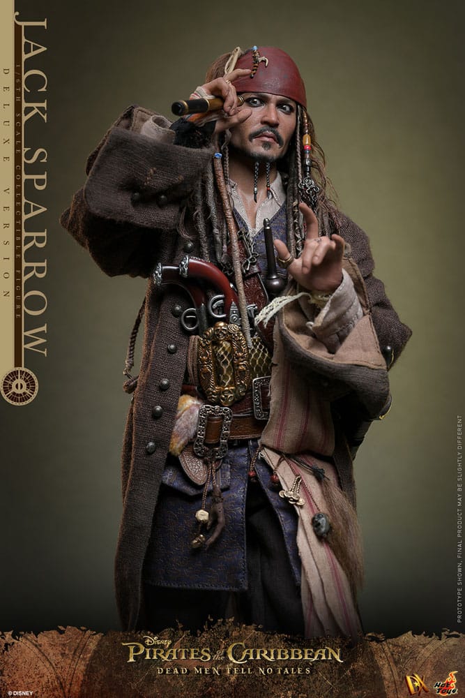 Pirates of the Caribbean: Dead Men Tell No Tales DX Action Figure 1/6 Jack Sparrow (Deluxe Version) - Obrázek 7
