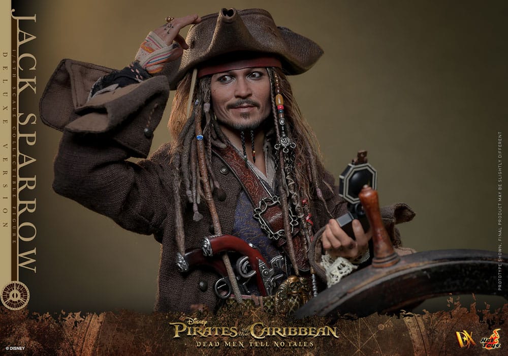 Pirates of the Caribbean: Dead Men Tell No Tales DX Action Figure 1/6 Jack Sparrow (Deluxe Version) - Obrázek 8