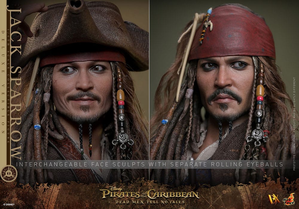 Pirates of the Caribbean: Dead Men Tell No Tales DX Action Figure 1/6 Jack Sparrow (Deluxe Version) - Obrázek 9