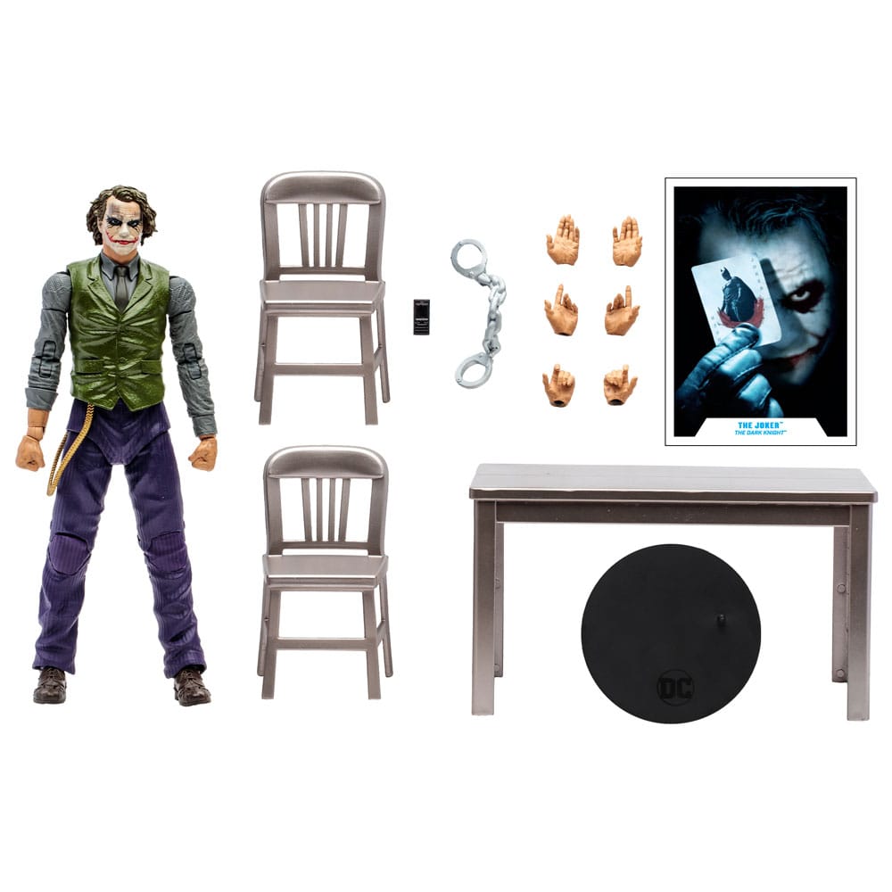 DC Multiverse Action Figure The Joker (Jail Cell Variant) (The Dark Knight) (Gold Label) - Obrázek 4