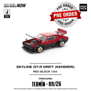 !!!Předobjednávka!!! Pop Race Skyline GT-R Drift *KENMERI*, red/black