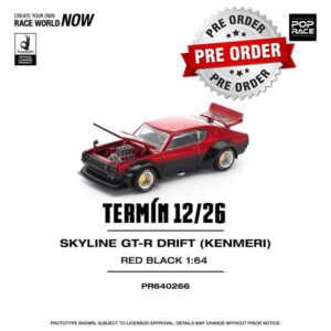 !!!Předobjednávka!!! Pop Race Skyline GT-R Drift *KENMERI*, red/black