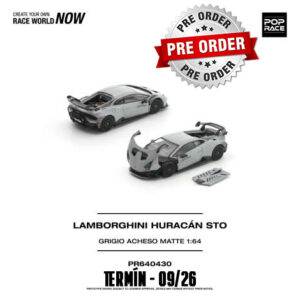 !!!Předobjednávka!!! Pop Race Lamborghini Huracan STO, grigio acheso matte