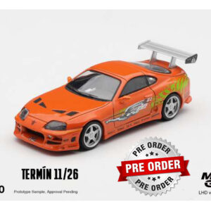 !!!Předobjednávka!!! Mini GT 2001 Toyota Supra MK4 (A80) Romex Brian O`Conner *The Fast and The Furious*, orange Blister balení