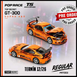 359075_1_lg !!!Předobjednávka!!! Pop Race Top Secret A80 Supra GT300 *Tokyo Station Exclusives*, orange chrome