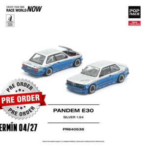 !!!Předobjednávka!!! Pop Race Pandem E30, silver/blue
