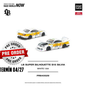 !!!Předobjednávka!!! Pop Race LB Super Silhouette S15 Silvia, white/orange