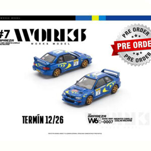 !!!Předobjednávka!!! WORKS Subaru Impreza #3 Colin McRae WRC 1997 Monte Carlo, blue/yellow