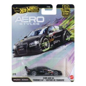 HotWheels Premium Car Culture Aerostyles™ 2008 Audi A4 Touring Car, black