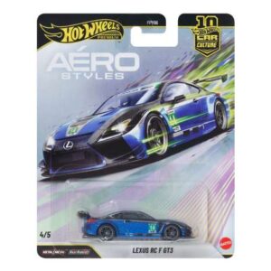 HotWheels Premium Car Culture Aerostyles™ Lexus RC F GT3, blue