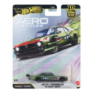 HotWheels Premium Car Culture Aerostyles™ Custom 1970 Chevrolet Nova, green