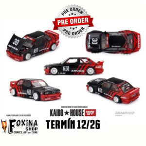 !!!Předobjednávka!!! Mini GT 2025 BMW M3 (E30) Kaido Works ADVAN, red/black