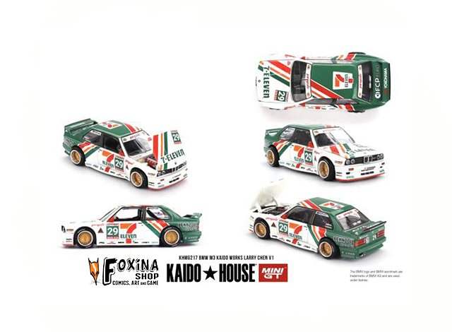 Mini GT BMW M3 (E30) Kaido Works Larry Chen V1 USA Exclusive, MiJo Exclusives