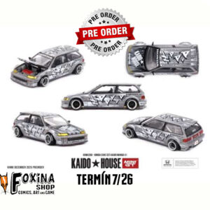 !!!Předobjednávka!!! Mini GT 1987 Honda Civic (EF) Kaido Manga V1, grey/white
