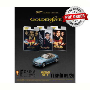 !!!Předobjednávka!!! Mini GT 1995 BMW Z3 *GOLDENEYE* English Blister balení, blue