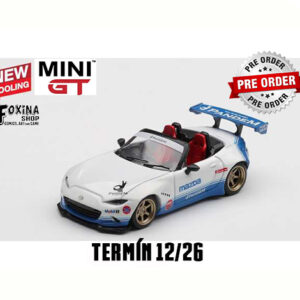 !!!Předobjednávka!!! Mini GT 2025 Mazda MX-5 (ND) Miata Pandem IMSA, white/blue