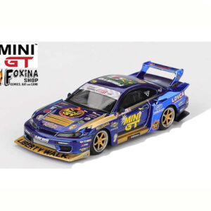 Mini GT Nissan Silvia (S15) #555 LB-Super Silhouette Team MINI GT Liberty Walk 2025 Formula Drift Halloween Special Die-Cast Model Car Blistr balení