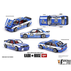 Mini GT 1989 BMW M3 (E30) *Kaido Touring Chapm V1*, blue/white