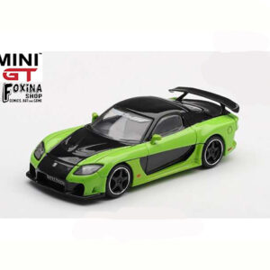 Mini GT 1/64 2012 Mazda RX-7 (FD) Veilside Fortune7, green Blistr balení