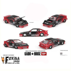 Mini GT 1983 Toyota AE86 Sprinter Trueno 1983 Kaido ADVAN, red/black